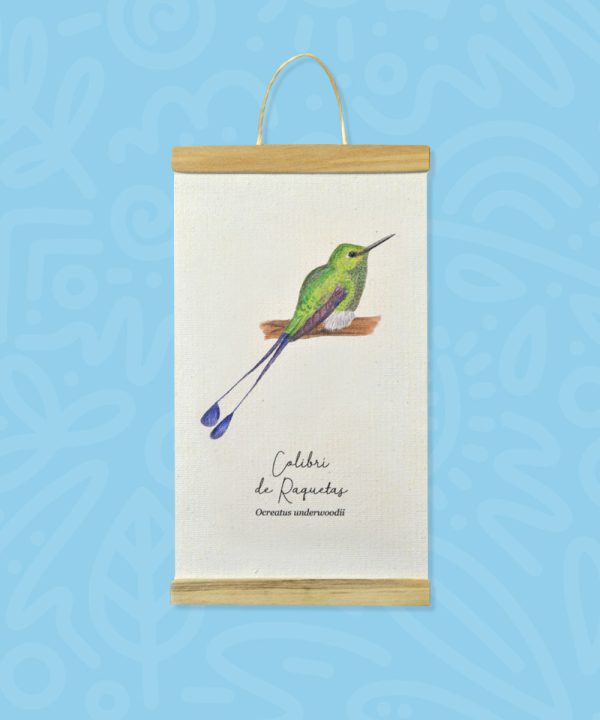 Mini hanger Colibrí de Raquetas