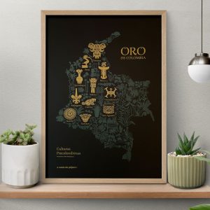 Mapa Oro de Colombia