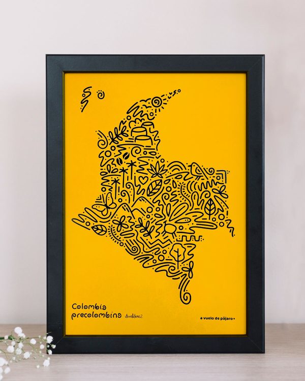 Mapa de Colombia precolombina