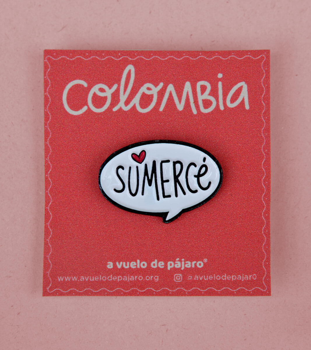 pin sumerce colombia prendedor biodiversidad